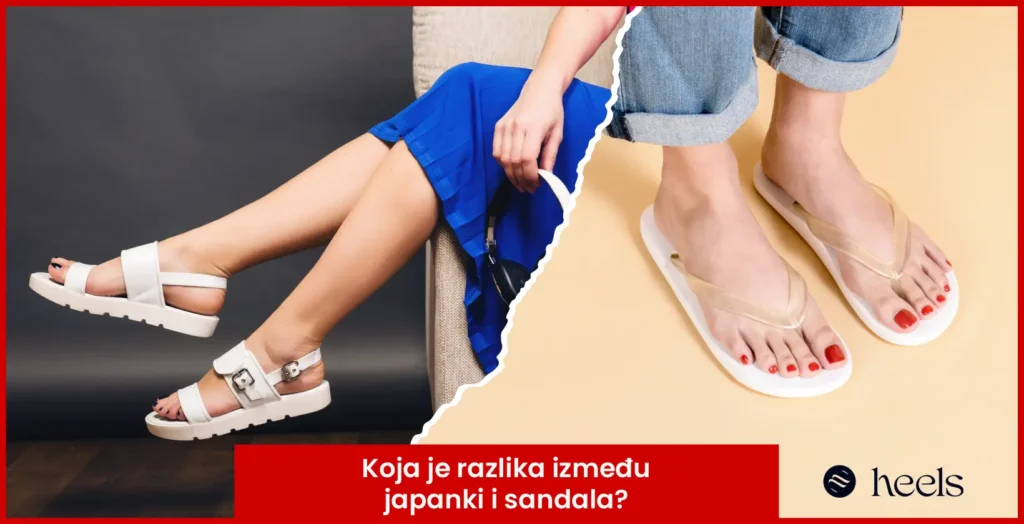 Razlika između japanki i sandala